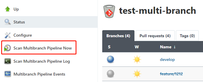 Scan Multibranch Pipeline